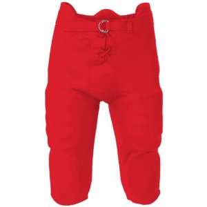  Badger Integrated Youth Football Pants RED YS