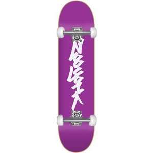 com Zoo York Tiny Tag Complete Skateboard   7.75 Purple W/Raw Trucks 