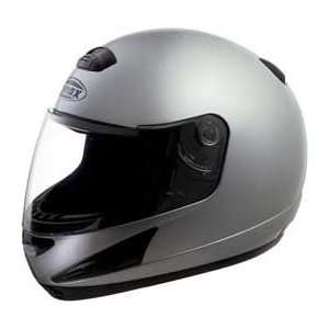  GMAX GM38 Full Face Street Helmet Dark Metallic Silver XL 