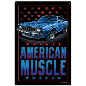  American Muscle Hot Rod Vintage Metal Sign