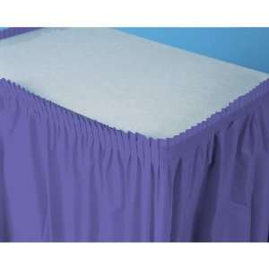   By Creative Converting Perfect Purple (Purple) Plastic Table Skirt