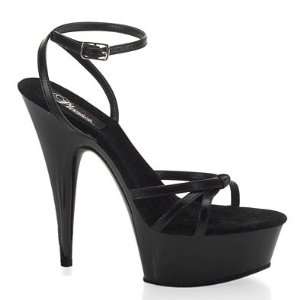  Delight 638 5 3/4 Stiletto Heel Knotted Ankle Wrap PF 