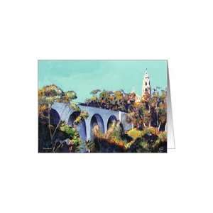  Cabrillo Bridge Balboa Park San Diego California Card 