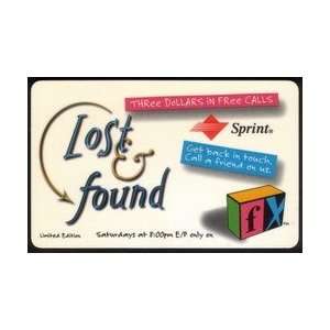   Phone Card $3. Lost & Found FX Television Show USED 