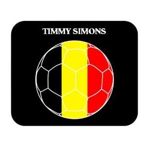  Timmy Simons (Belgium) Soccer Mousepad 