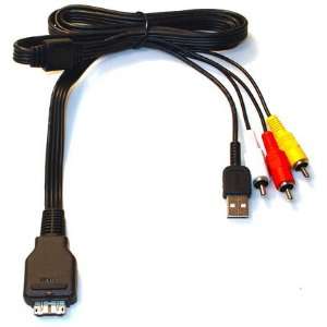  USB AV Cable for Sony VMC MD2 Cyber shot DSC HX1 RCA DSC 