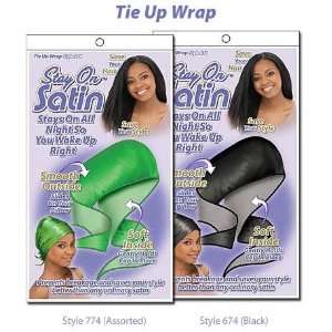  Stay On Satin Nites Tie Up Wrap Cap #774 Beauty