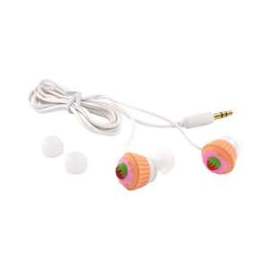  For iPod Touch 4 DCI Cupcake Ear Bud Headset 3.5mm PINK 