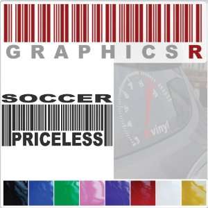   Barcode UPC Priceless Soccer Association Football Player A756   Pink