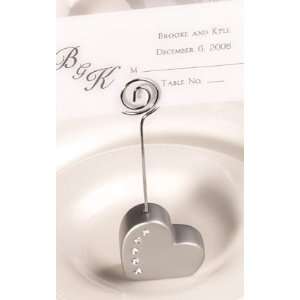 Placecard Holders Hearts (1 sets of 12 per order) Wedding Favors 