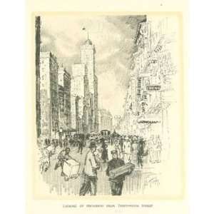   1911 New York City Broadway Union Square Times Square 