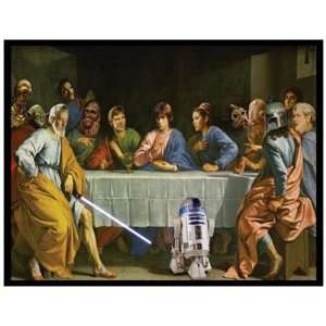  Postcard STAR WARS LAST SUPPER (Spoof) 