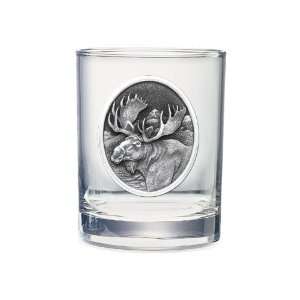 Moose Double Old Fashioned Glass 14 oz 