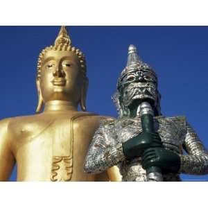  Statue of the Buddha and Guardian, Koh Samui, Thailand, Southeast 