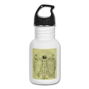  Kids Water Bottle Vitruvian Man by Da Vinci Everything 