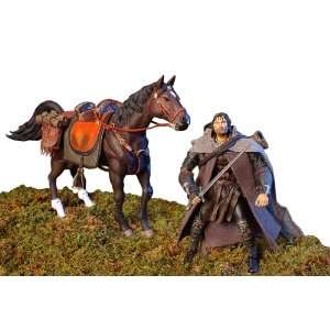  Lord of the Rings Deluxe Horse & Rider Set ARAGORN 6 