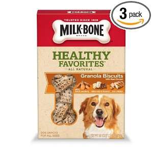 Milk Bone Healthy Favorites Granola Biscuits with Real Chicken, 18 