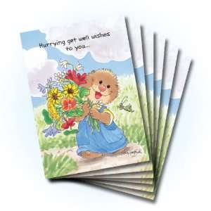    Suzys Zoo Get Well Card 6 pack 10331
