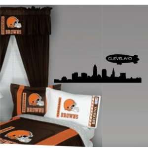   City Skyline Decal Sticker Wall Art Graphic Lebron Cavs Browns Indians