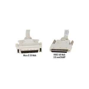 BLACKBOX EVMS21 0010 VHDCI 68 Male to Micro D 50 (Mini 50) Male Cables 