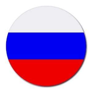  Russia Flag Round Mouse Pad