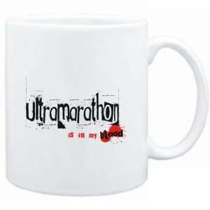  Mug White  Ultramarathon IS IN MY BLOOD  Sports Sports 