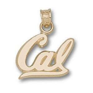  California Golden Bears 10K Gold Script CAL Pendant 