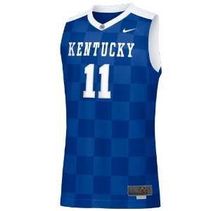  Nike Kentucky Wildcats #11 Royal Blue Replica Tackle Twill 