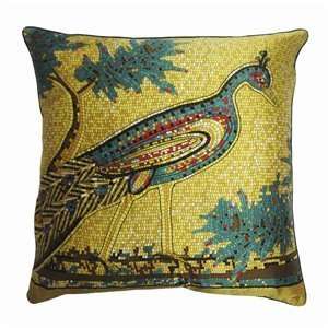  Filos MMF201004 700 Mosaic Peacock Decorative Pillow