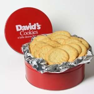 Davids Cookies 11027 Sugar Cookies  2LB Tin  Grocery 