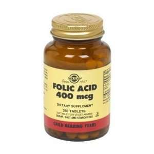  Folic Acid 400mcg 250 Tabs 3 Pack