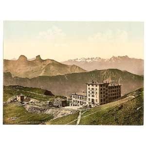 Photochrom Reprint of Rochers de Naye Grand Hotel, and 