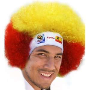  2010 FIFA World Cup South AfricaTM Afro Wig for Spain 