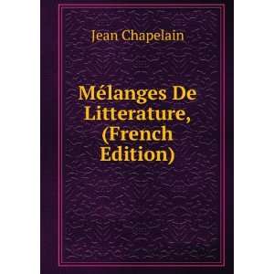  MÃ©langes De Litterature, (French Edition) Jean 