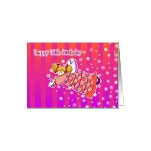  12 years old Angel or Fairy Magic Happy Birthday Card Card 