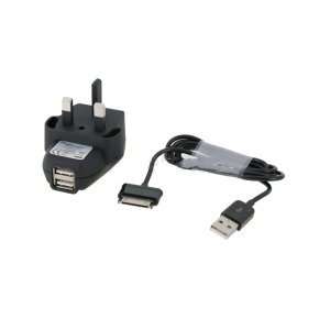  2 in 1 UK Plug Charger with Charge Sync Cable for Samsung 