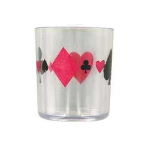  New   Vegas card design tumbler   Case of 24 by bulk buys 