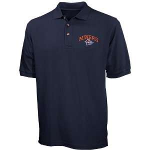  UTEP Miners Navy Blue Pique Polo 