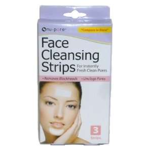   ) Nu Pore cleansing face strips cleans unclogs pores compare to Biore