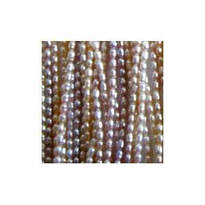  Natural Pink 4mm Oval Rice Loose Freshwater Pearl Beads 