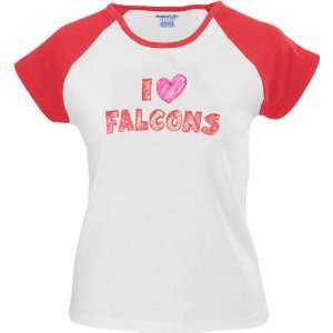  Atlanta Falcons Sketched Heart Tee