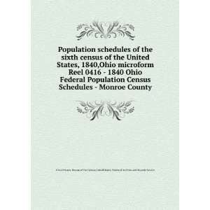 1840,Ohio microform. Reel 0416   1840 Ohio Federal Population Census 