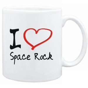 Mug White  I LOVE Space Rock  Music 