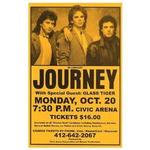  Journey Music Poster, 11 x 17