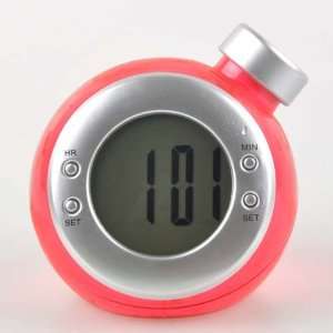  BestDealUSA Red Eco Friendly Water Powered Clock with 