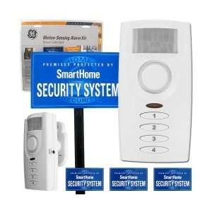  GE Smart Home Motion Sensing Alarm Kit with Yard Sign 