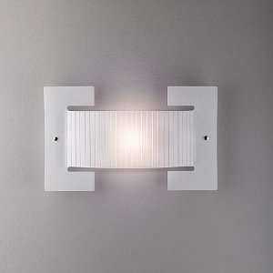   Light Wall Sconce 98500 001 White/White Shade