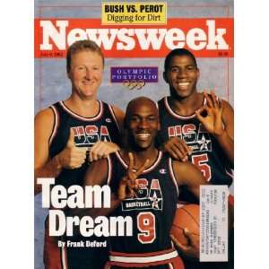   Johnson (Dream Team) 1992 Newsweek magazine MINT