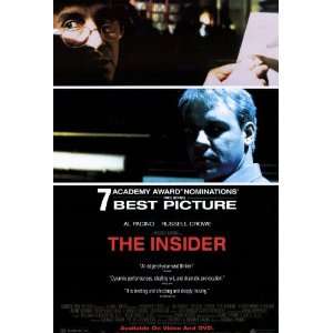  The Insider (1999) 27 x 40 Movie Poster Style B