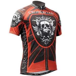  Fixgear Cycling Jersey Red/black Short Sleeves Custom Road 